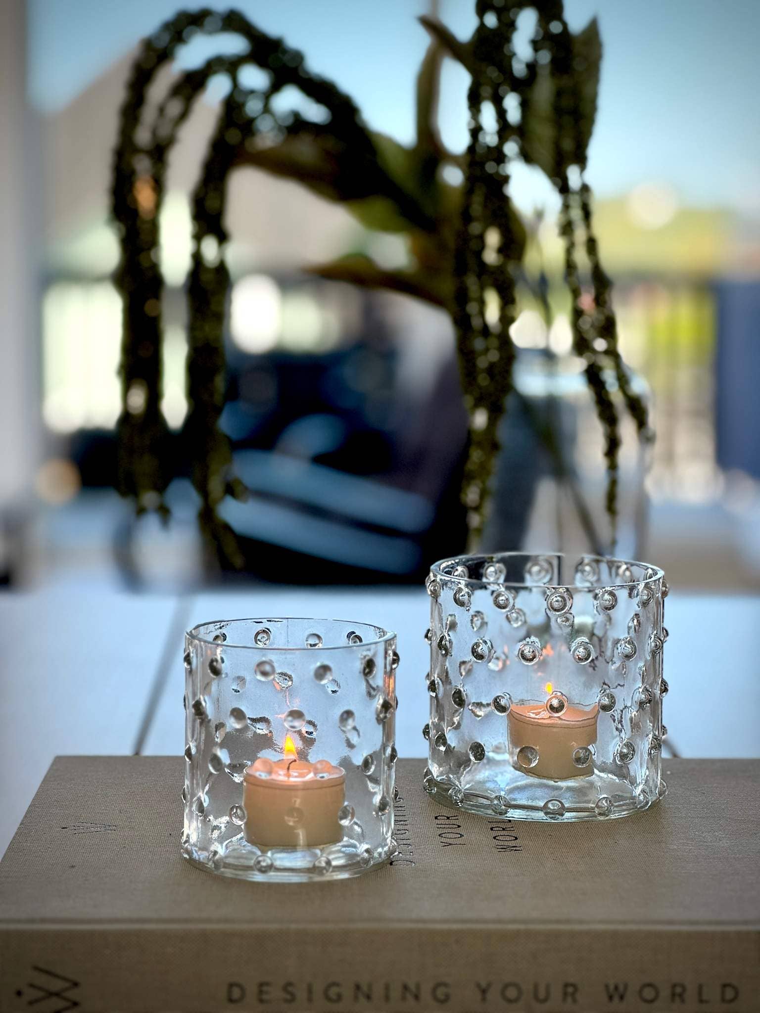 Sögne Home - Wholesale Accent/Desk Lamp - sögne Sofia Glass Lantern Medium1