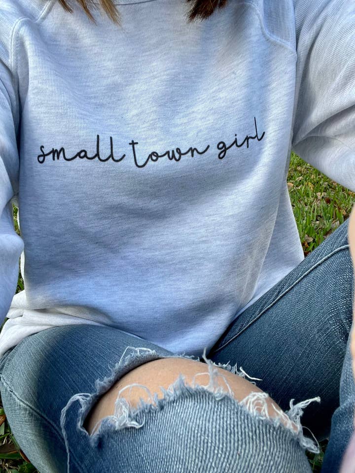 Small Town Girl-Women's Sweatshirt for wholesale by Great Day Made
