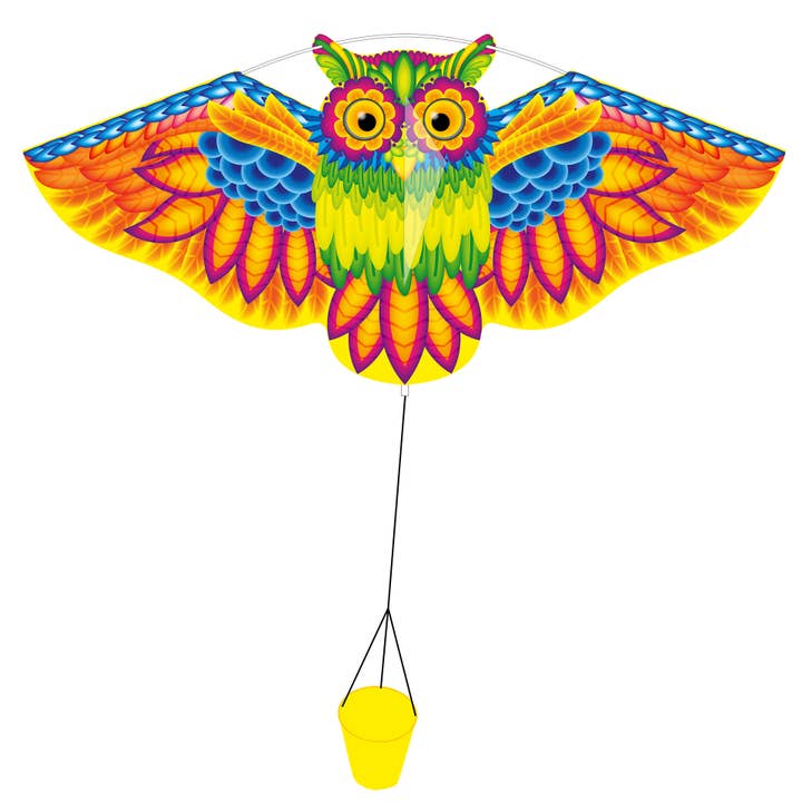 HQ Kites & Designs - Wholesale Kite - Ecoline Flashy Owl Kite