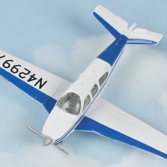 Beechcraft Bonanza® (White) for wholesale by Just Think Toys
