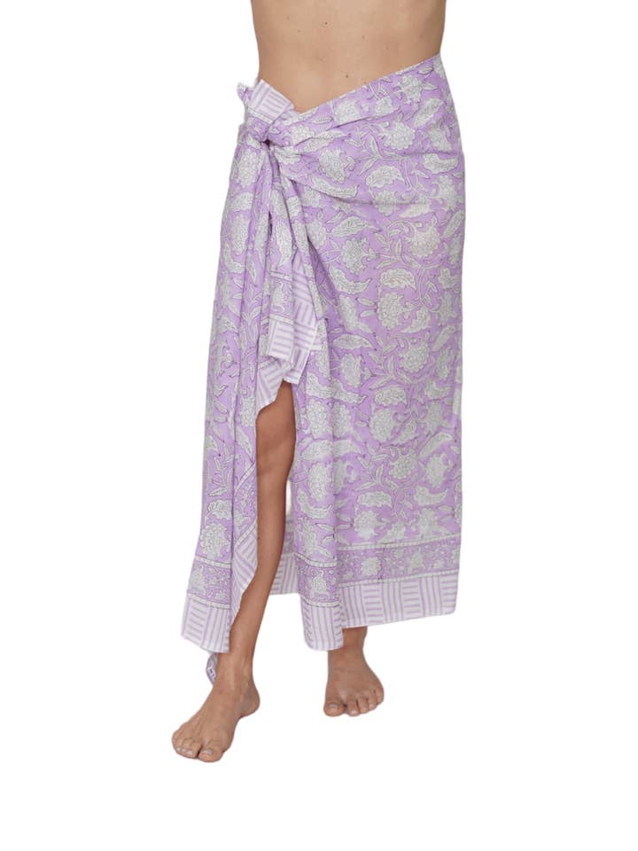 Lavender Beach Wrap for wholesale by Sur La Vague