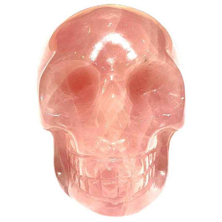 Pink Quartz Skull for wholesale by Foliesbijoux