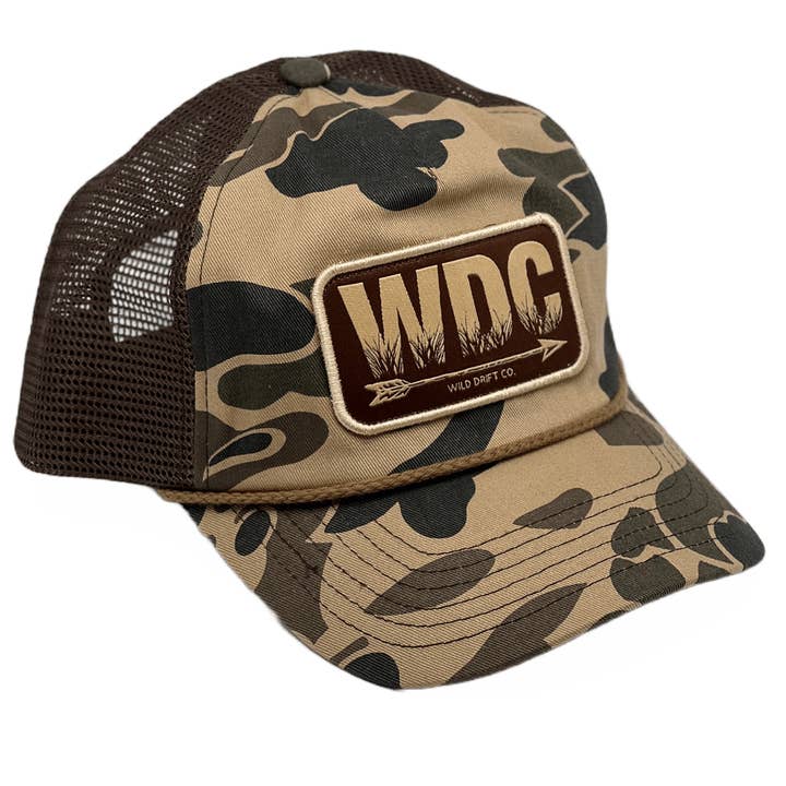Old School Camo Hat for wholesale by Wild Drift Co. (WDC)