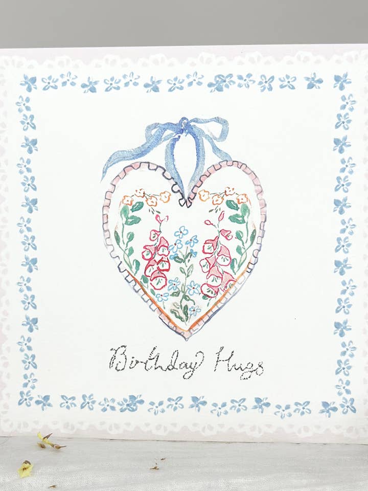 Geburtstagskarte mit Umarmungen für den Großhandel von Sophie Amelia Creates