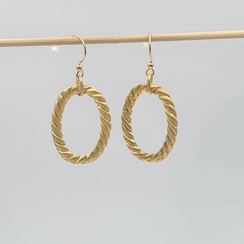 Volare - Wholesale Dangle Earrings - Rope Loop Earrings1