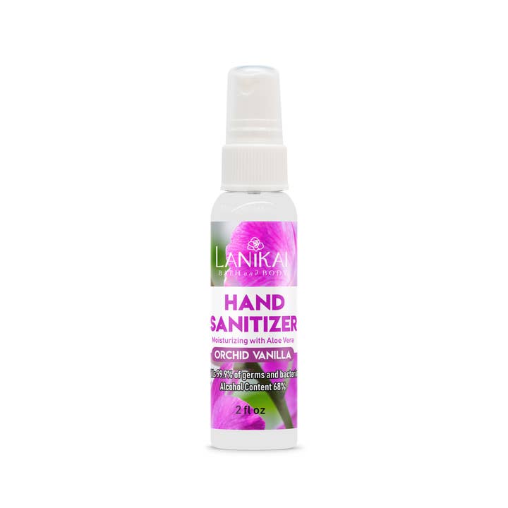Lanikai Bath and Body - Wholesale Hand Sanitizer - Natural Hand Sanitizer Mist - 2 oz Travel Size