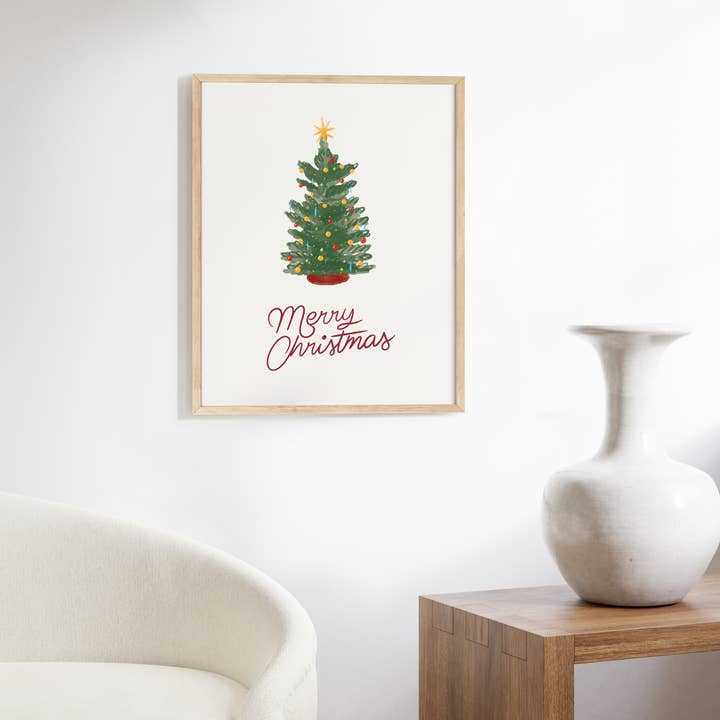 Haus and Hues - Wholesale Art Print - Christmas tree3