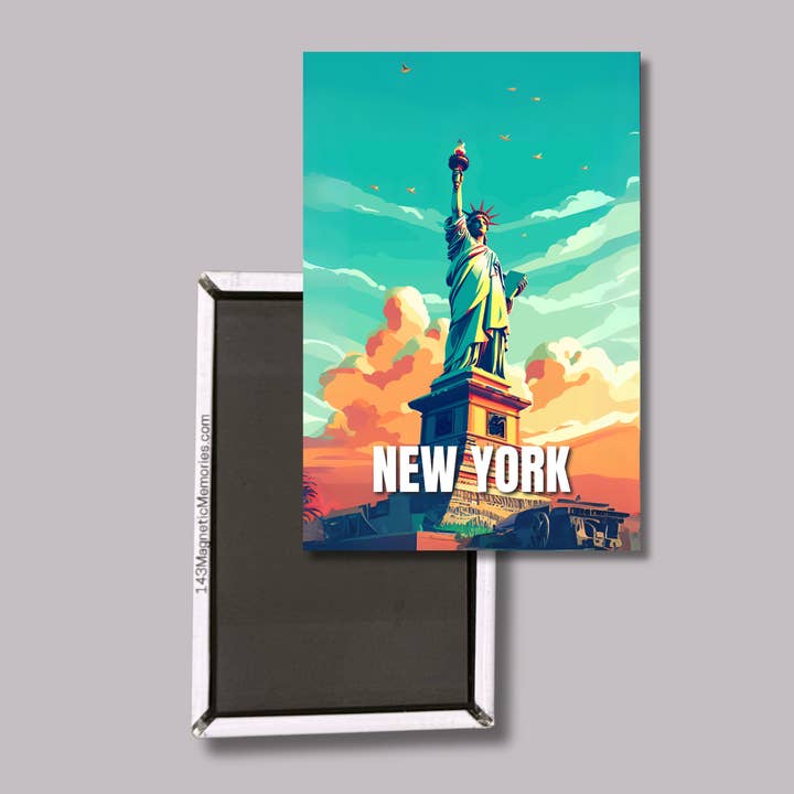 STATE MAGNETS - 2X3" PORTRAIT STATE LANDMARKS for wholesale by 143 Magnetic Memories