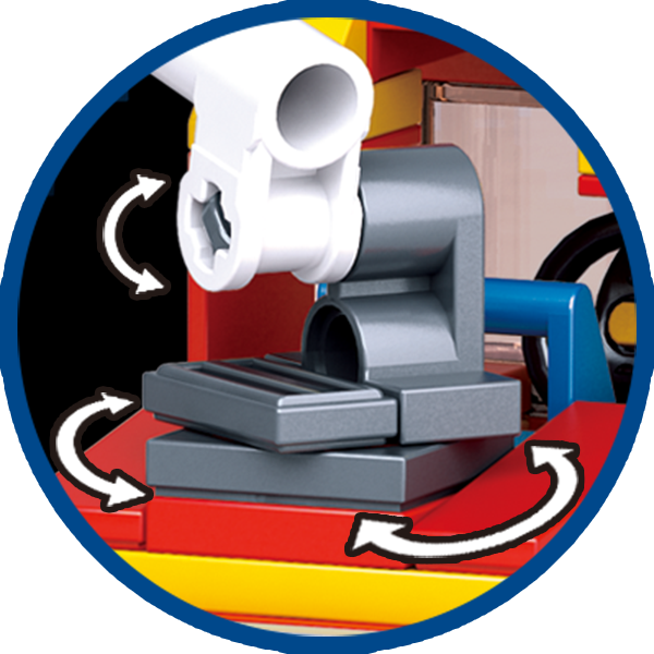 Sluban Europe BV – Engroshandel Legetøjssæt - Børn – M38-B0622A/Sluban brandmandslift med lille platform3