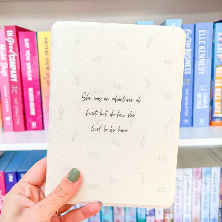 Adventurer At Heart Interchangeable Kindle Case for wholesale by The Blush Hut