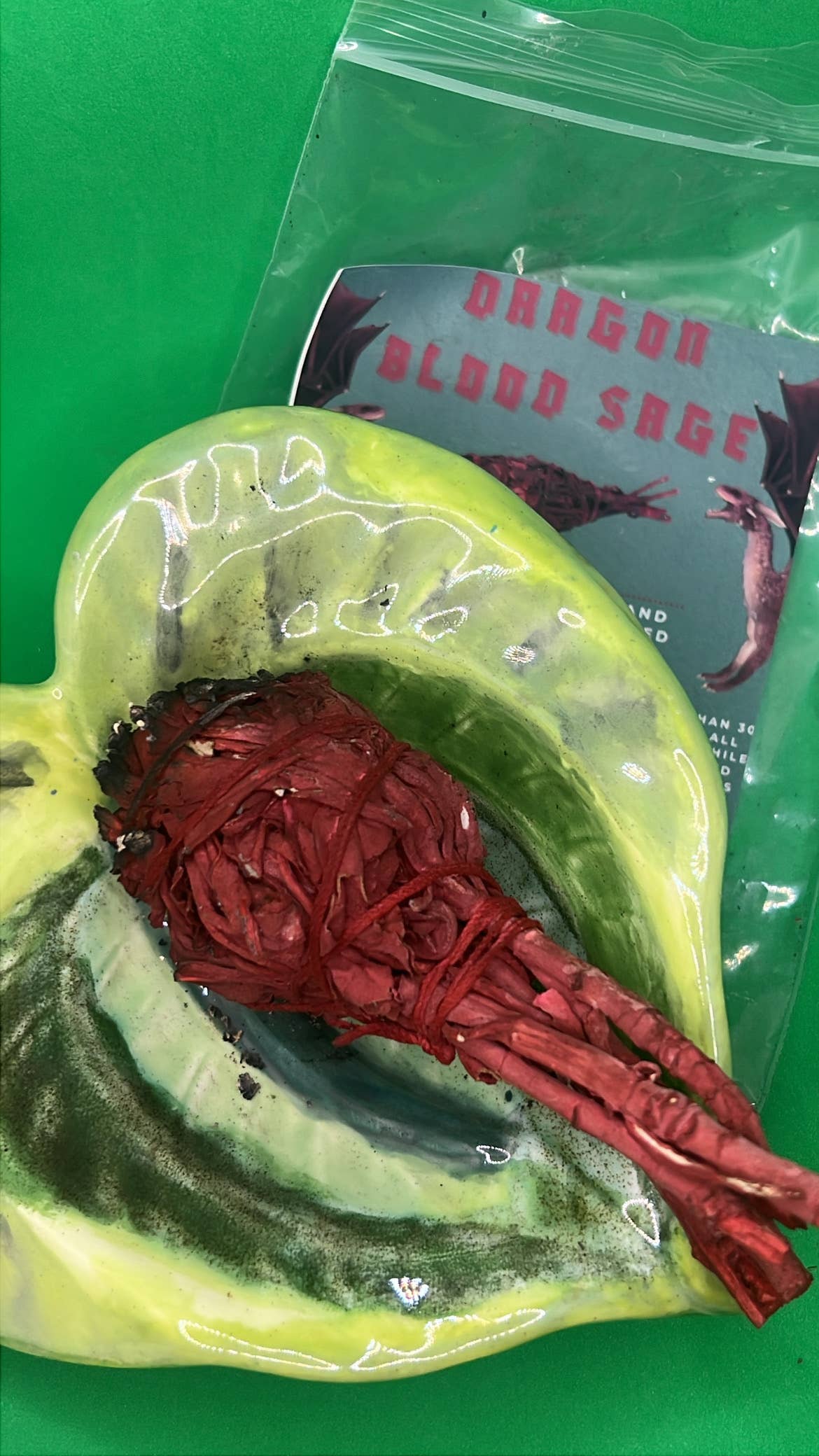 WaterBruja - Vendita all'ingrosso Stick smudge - Bastoncino di Salvia al Sangue di Drago, 4" Protezione e Purificazione1