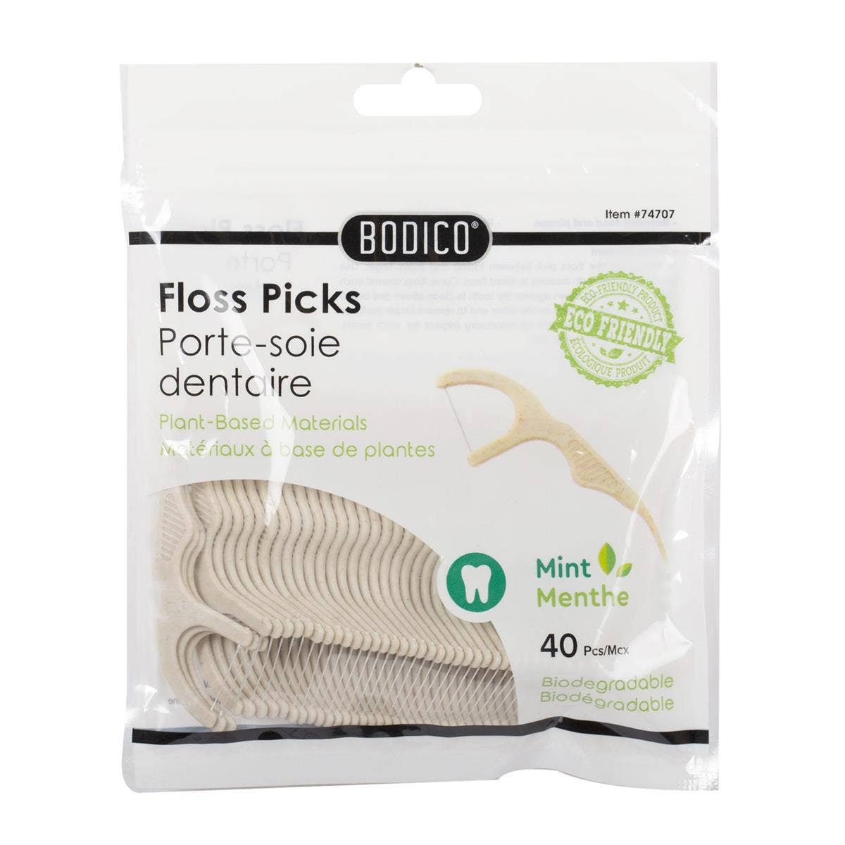 Bodico - Wholesale Floss - Bodico, 40pcs Kids Biodegradable Floss Pick2