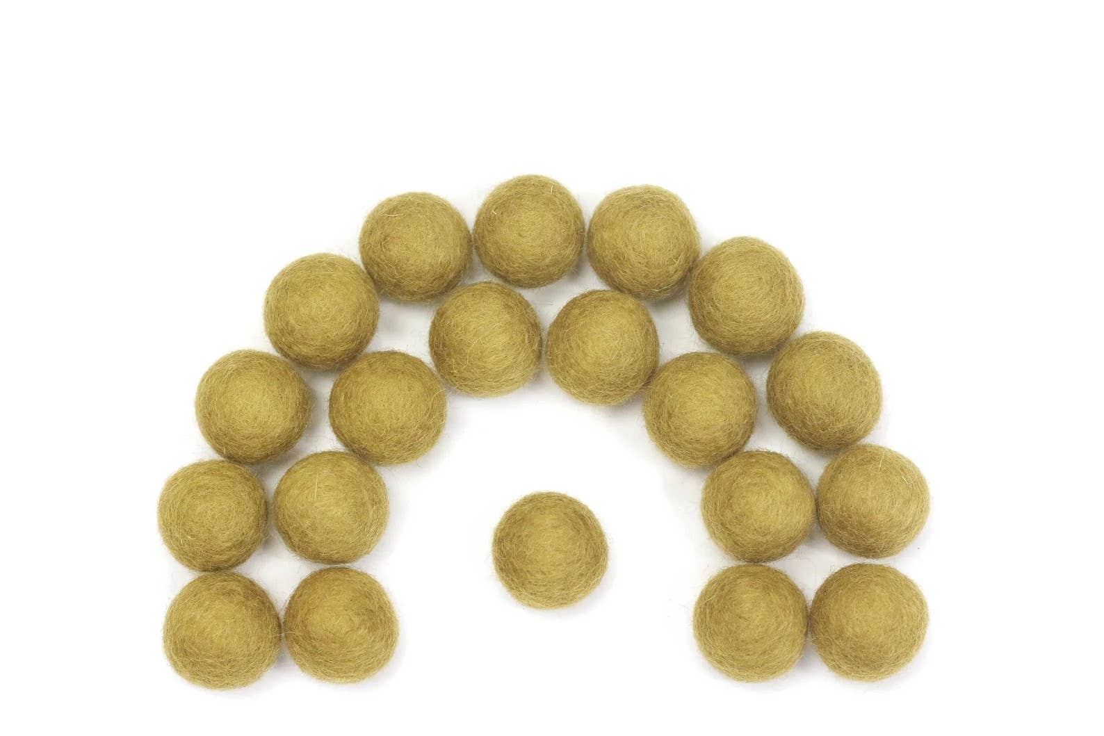 The Felt Pod - Wholesale Craft Supplies - 2.5 cm Felt Balls 100 Pieces -for DIY Garland Wool Beads41
