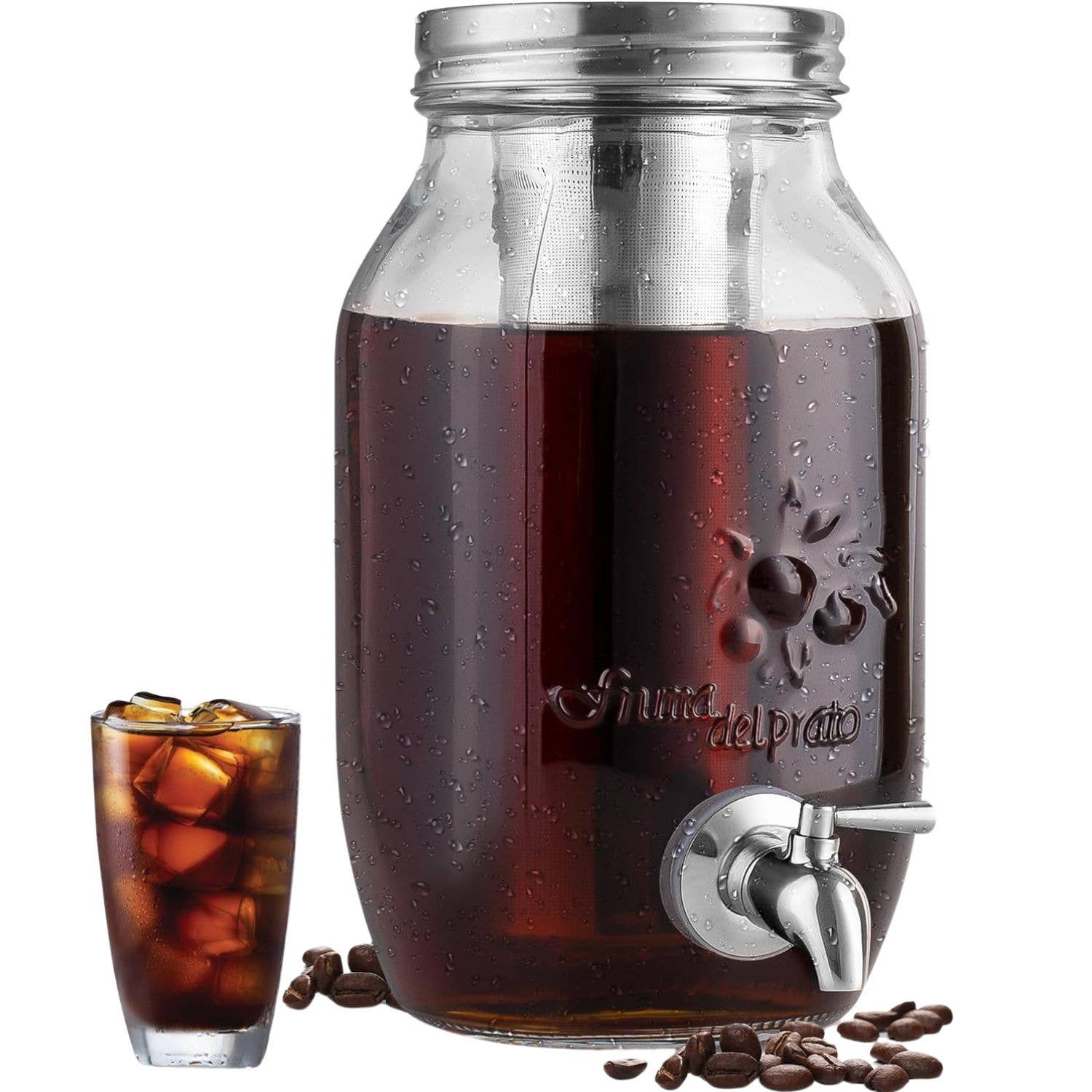 Zulay Kitchen – Großhandel Kaffeemaschinen – Kaltgebrühter Kaffeebereiter — 1,5 Liter, bruchfestes Glas2