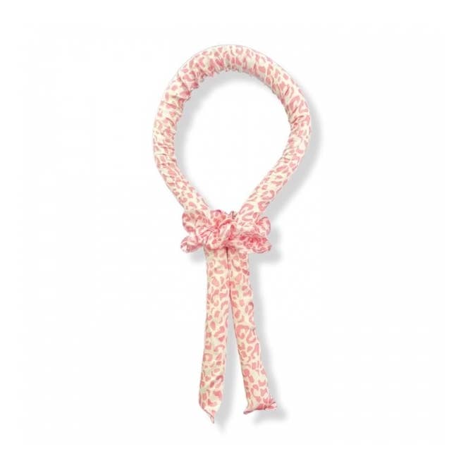 Vintage Cosmetic Satin Foam Curlers Leopard Print for wholesale by Beauty Pro