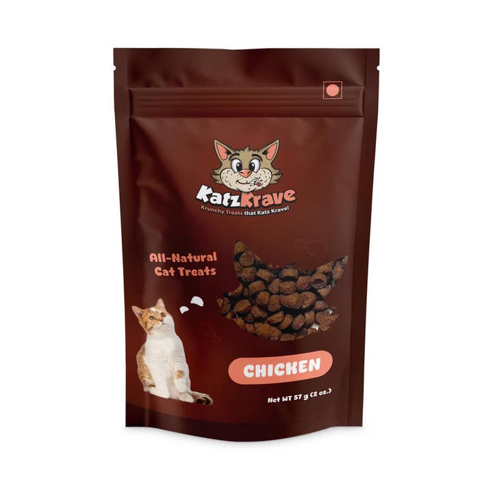 Katz Krave - Wholesale Pet Treats - Cat - All Natural Premium "Chicken" Cat Kitten Treats - Katz Krave