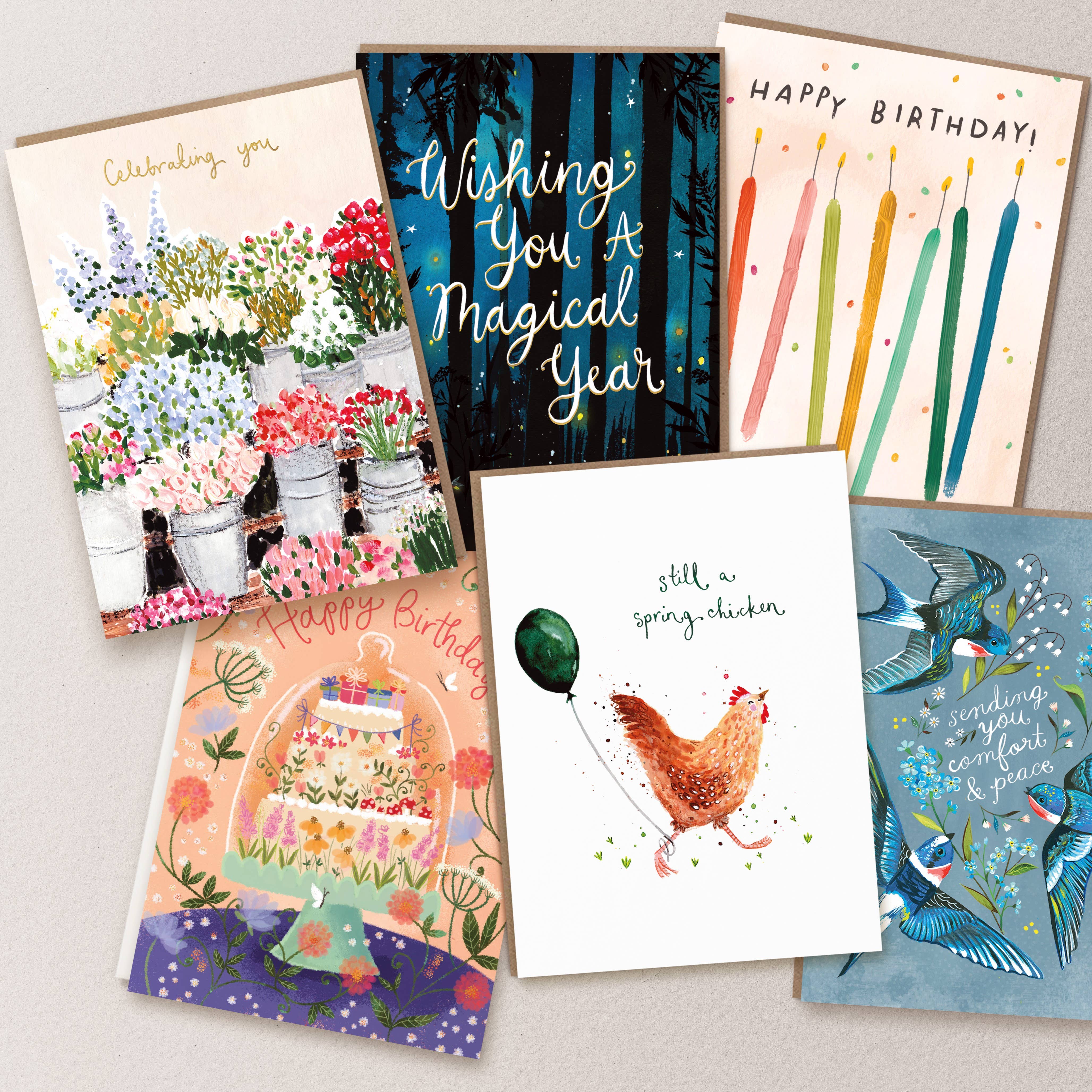 Biely & Shoaf - Wholesale Retailer Display - Paper & Novelty - 72-Pocket Filled Greeting Card Display1