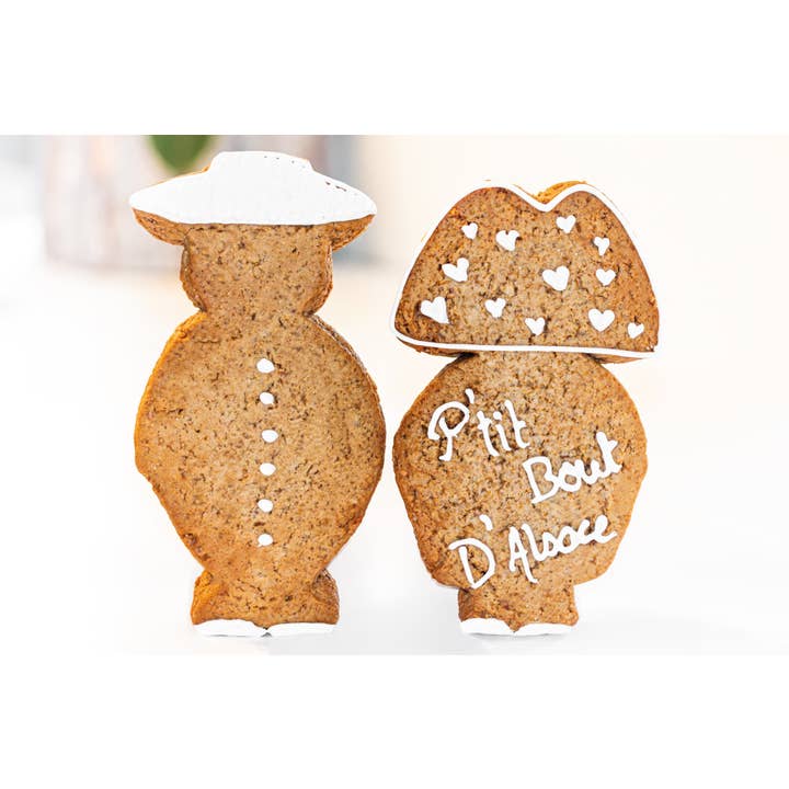 P'TIT BOUT D'ALSACE – wholesale Kakor – Stora "Pepparkakor med Kirsch" från Alsace - 350g