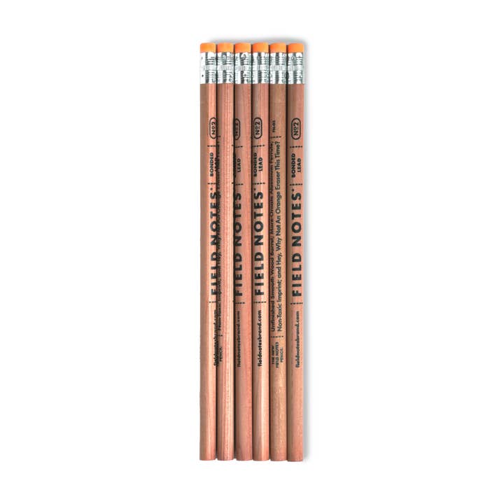 Woodgrain Pencil 6-Packs for wholesale by Field Notes