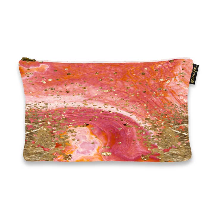 Oliver Gal Koi Stone Art Pouch (Size 13x9) for wholesale by The Oliver Gal Artist