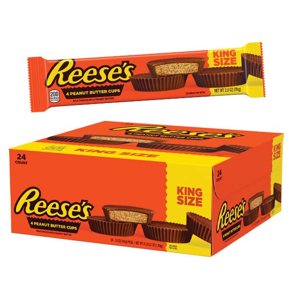 Kelli's - Wholesale Chocolate Covered Sweets - Reese's Peanut Butter Cup - King Size