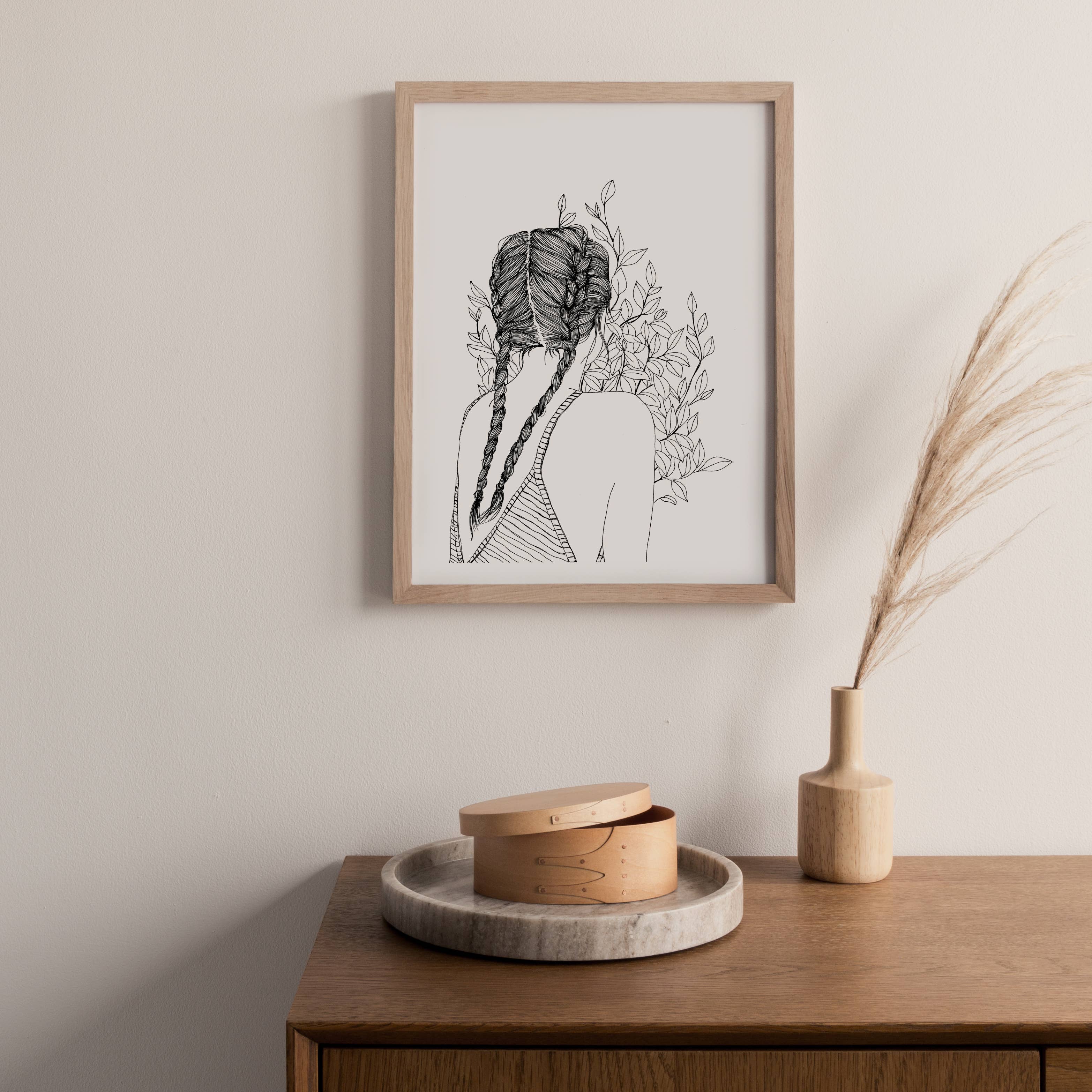 monocotylédone - Wholesale Poster - Navy A4 Poster1