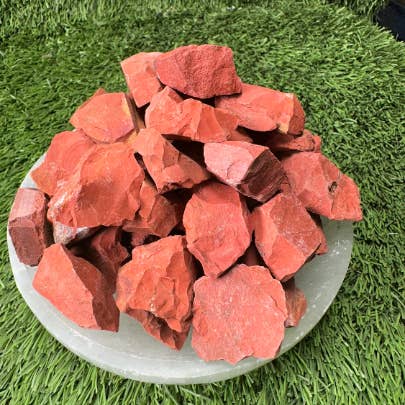 CaNatureLover - Wholesale Spiritual Stone/Crystal - Red Jasper RAW, 0.75"-1.25" Size, RAW Red Jasper,5