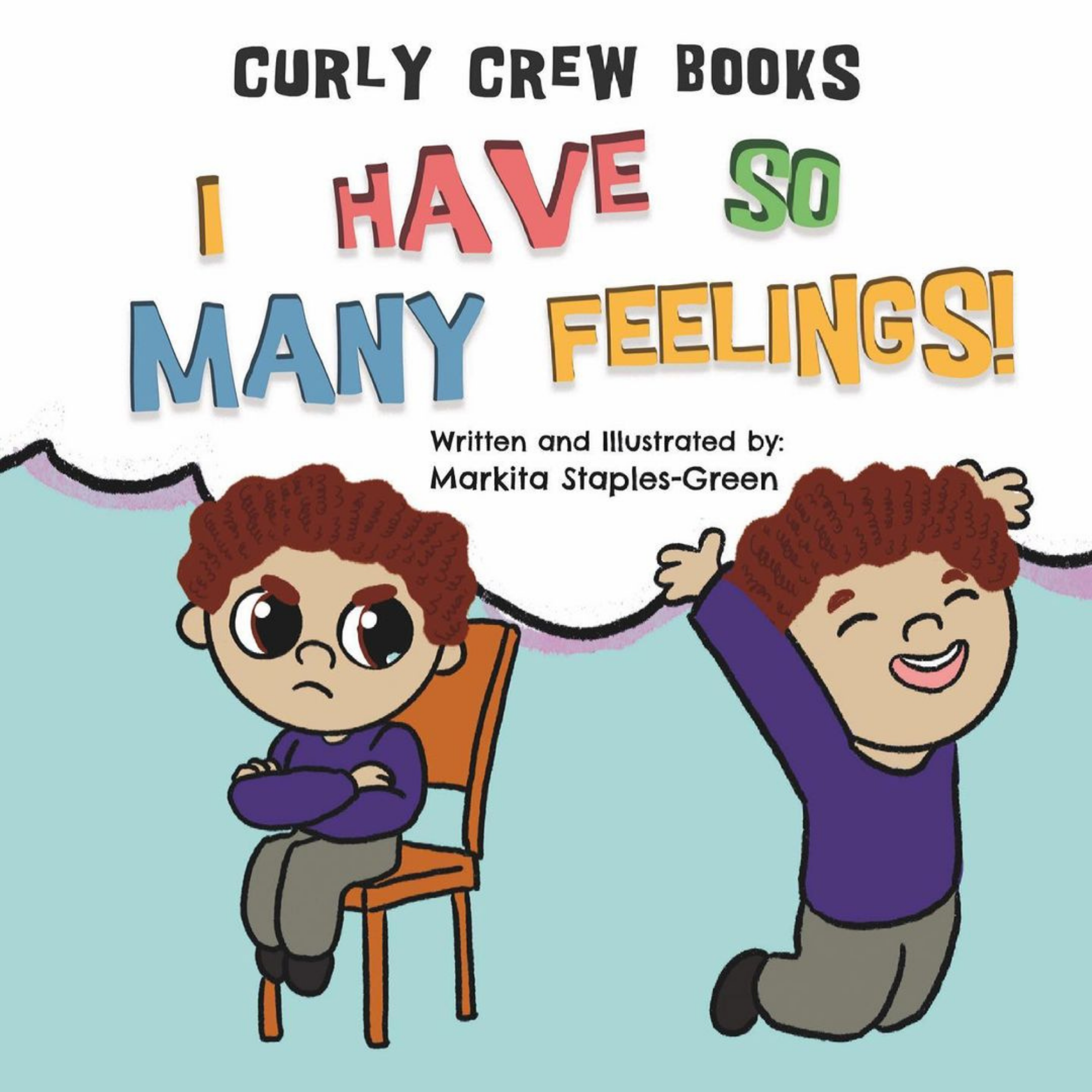 Curly Crew Books - Wholesale Preschool Book (3-5) - I Have So Many Feelings!1