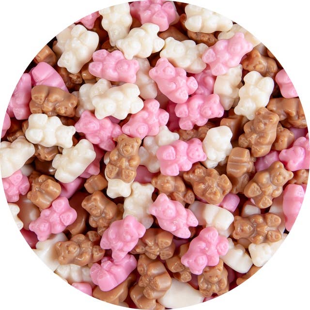 Ours en gélatine d'amour Valentine Teddy d'Albanese 5 lb pour la vente par Long Island Candy Factory