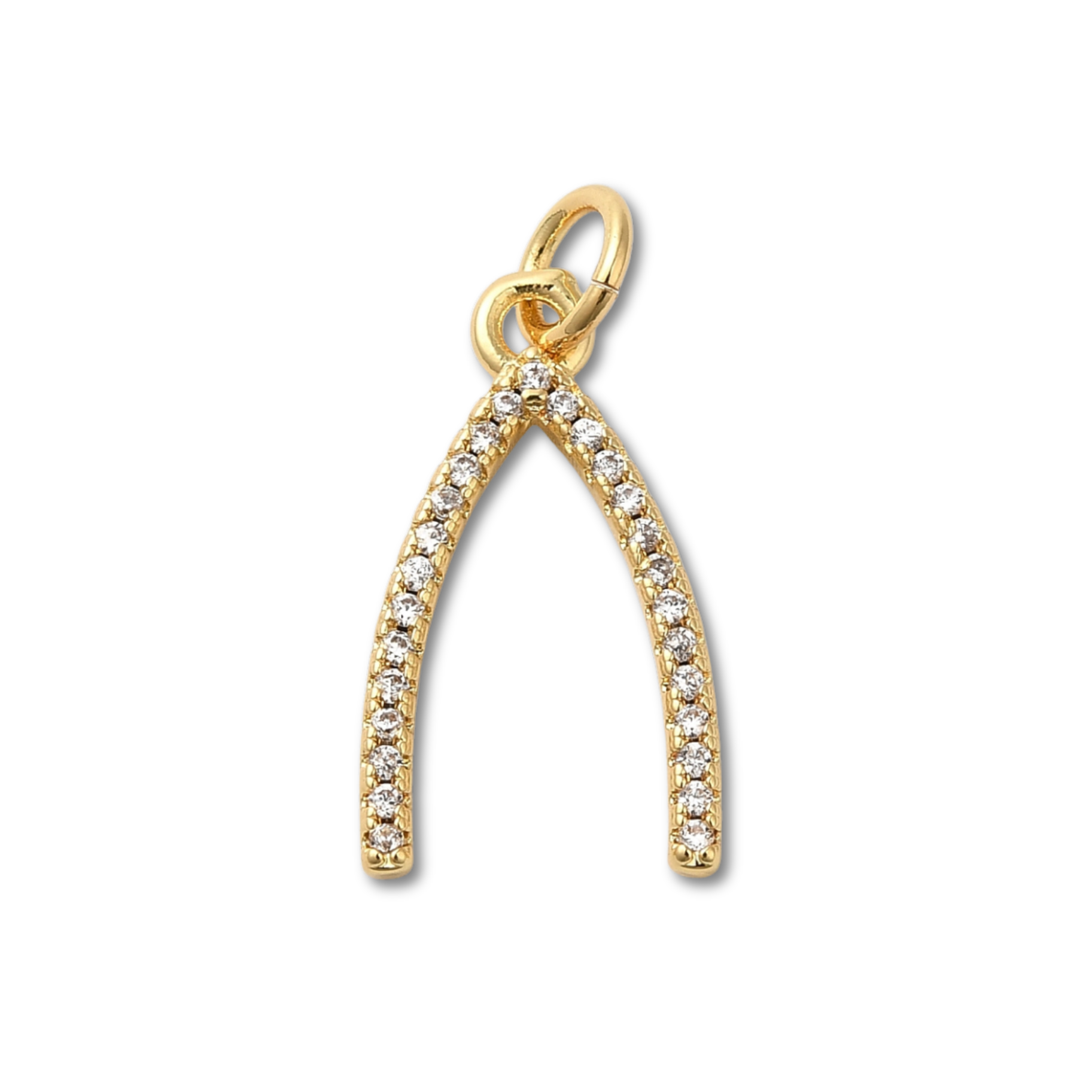 Love, Paige Designs - Wholesale Individuele bedel/hanger - Wensbeen Gouden Bedel0