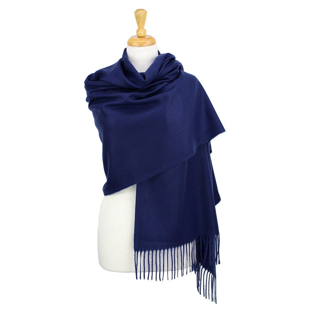 Sensibling Corp. - Wholesale Scarf - Women's - Solid Cashmere Blend Soft Wrap Shawl Scarf59