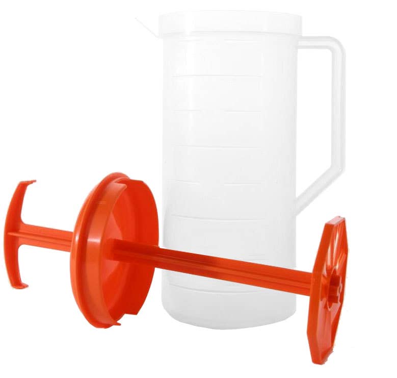 JBK Pottery – wholesale Pitcher – Mixing Pitcher - 2 Quart Capacity - Orange1