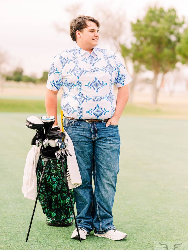 Double Bar S - Polo de performance Firstlight pour la vente par Double Bar S Western Wear