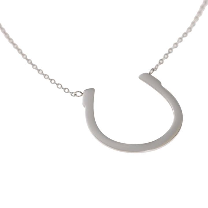 Large Horseshoe Necklace - FINAL SALE for wholesale by William Grace USA