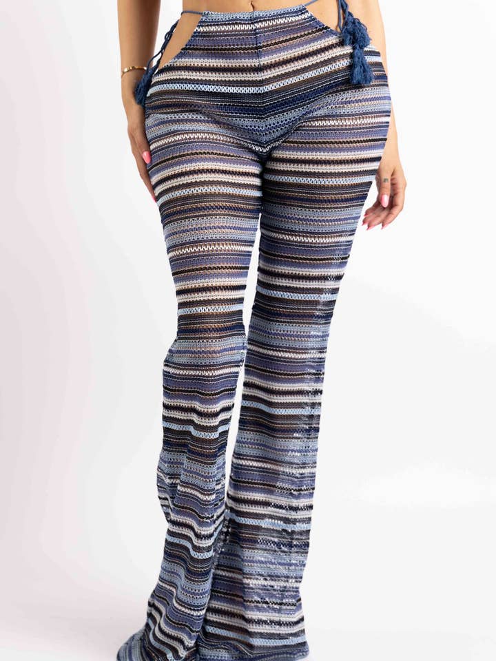 Klipp ut detaljerade virkade byxor för wholesale av Ambi Design