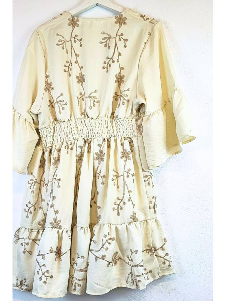 Lula Natura - Wholesale Dress - Women's - BIANCA BEIGE DRESS2