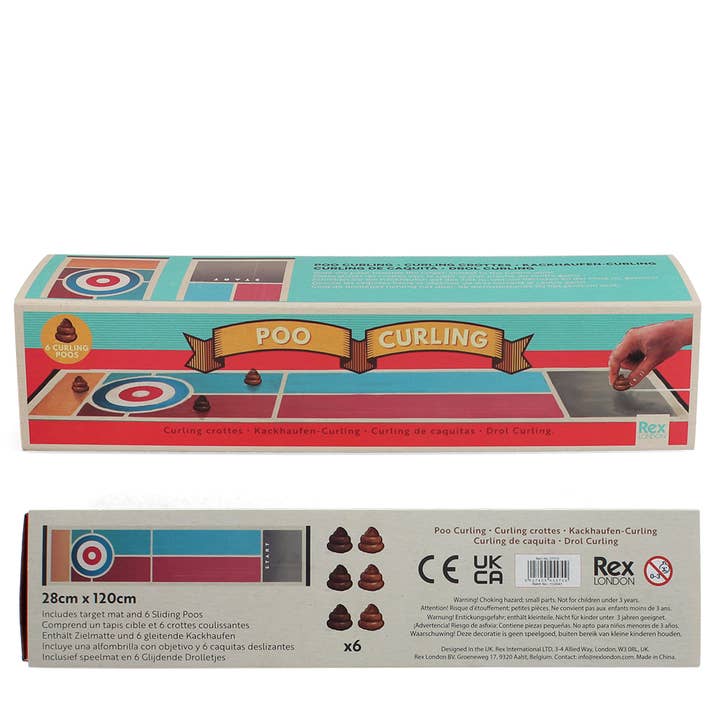 Rex B2B - UK – wholesale Board game – Poo curling game3