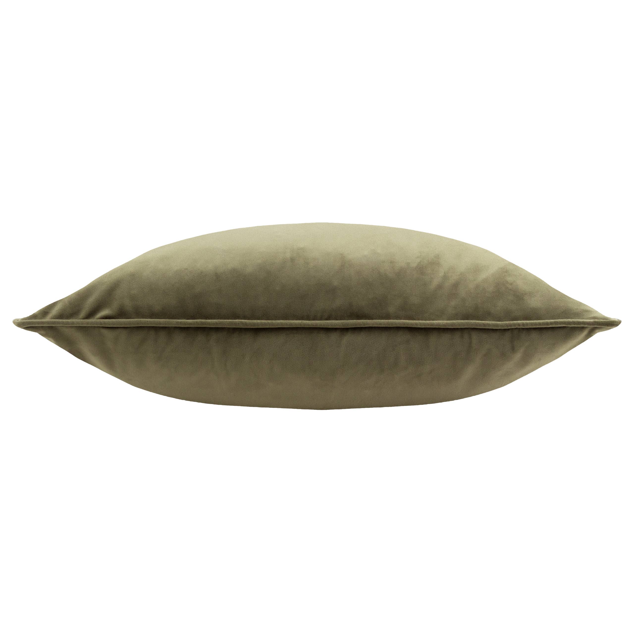 Opulence Soft Velvet Cushion Khaki for wholesale on Faire2