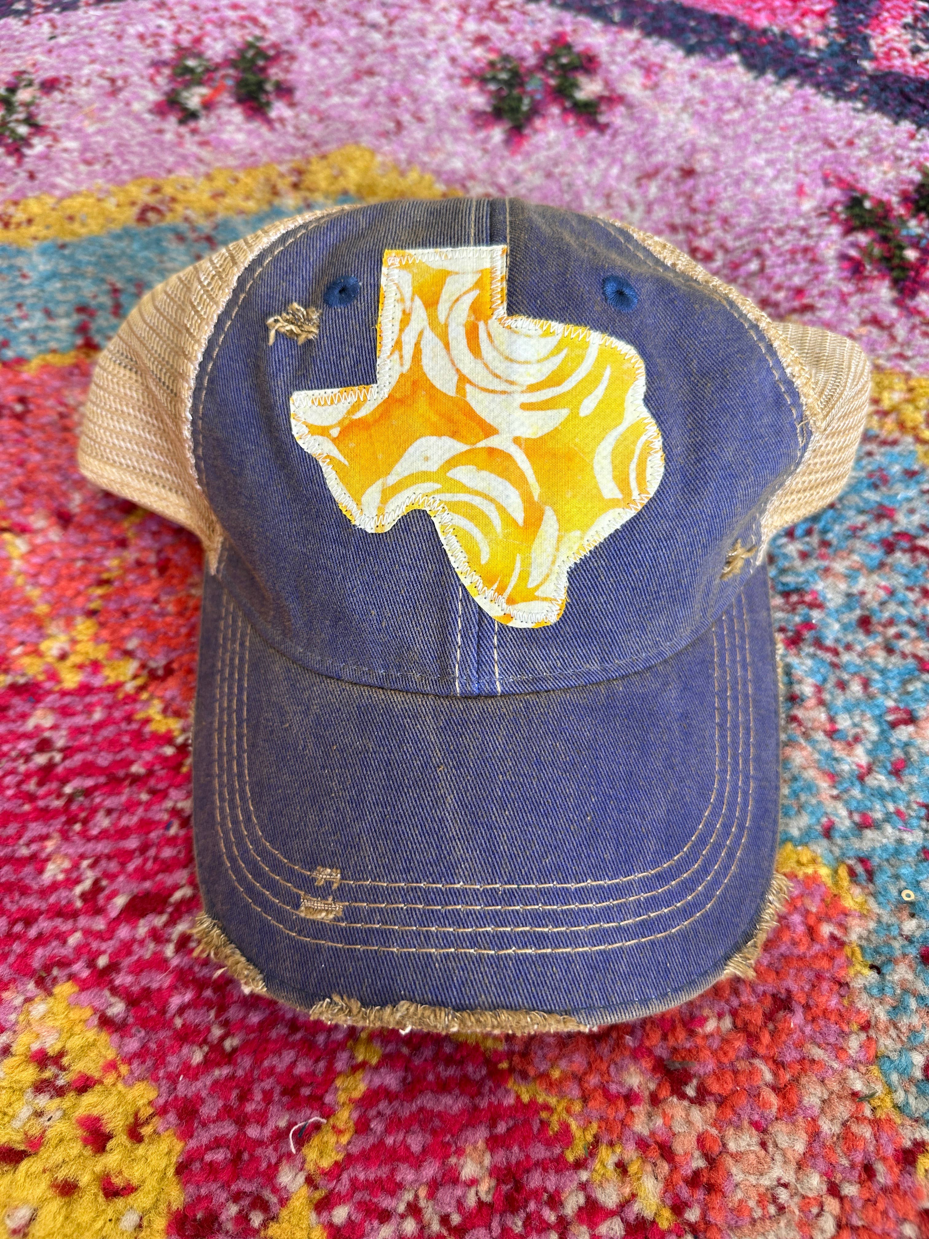 Sweet Texas Treasures - Wholesale Trucker Hat - Unisex - Yellow Rose Dirty Trucker Hat3