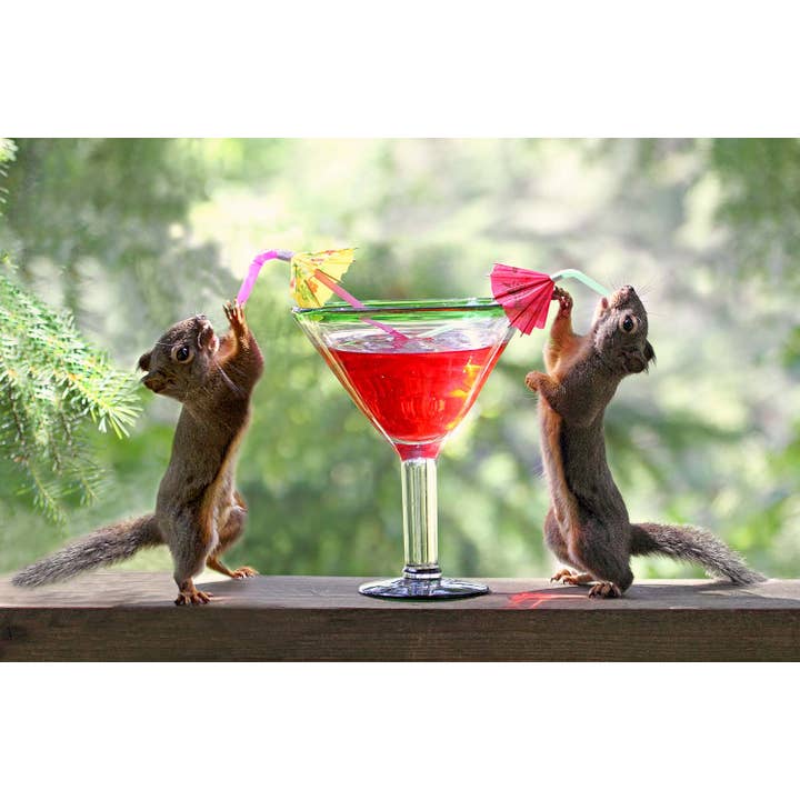 Squirrels At Cocktail Hour - 500 Piece for wholesale by GoodWay Puzzles