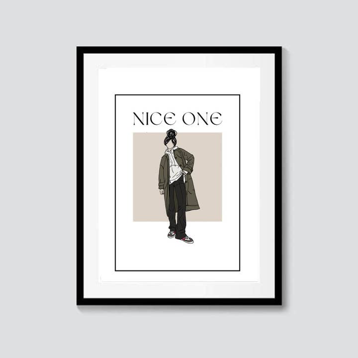 Fin En A4 Konsttryck för wholesale av STETCH