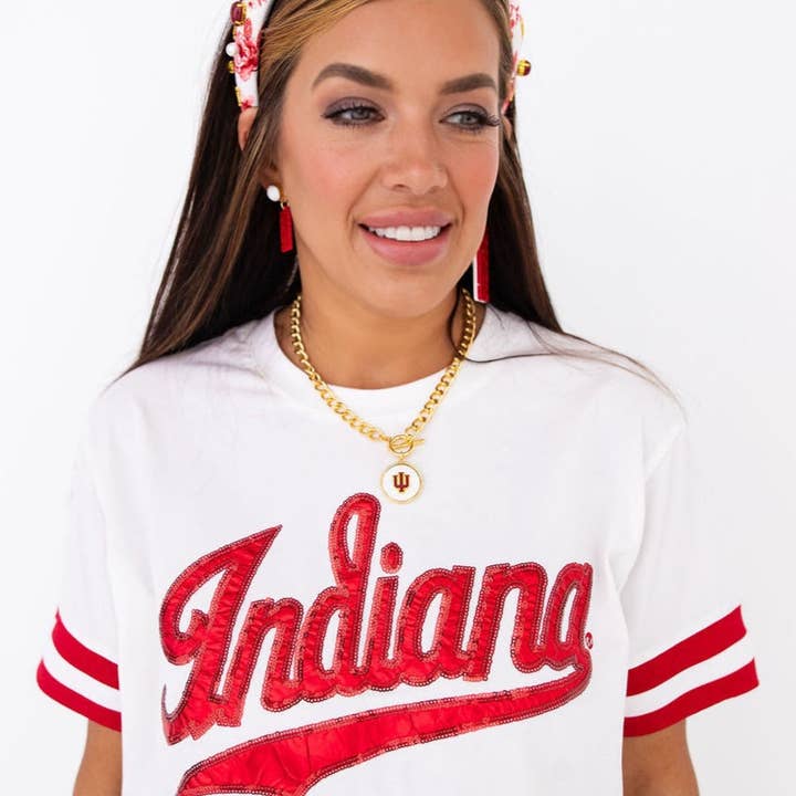 Indiana Sparkle Logo T-Shirt for wholesale by Brianna Cannon