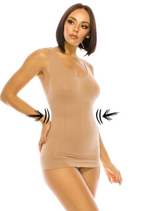 Best Underwear Line - Wholesale Camisole - Women's - Seamless Tummy Waist Control Camisole-YM-82089-SMS