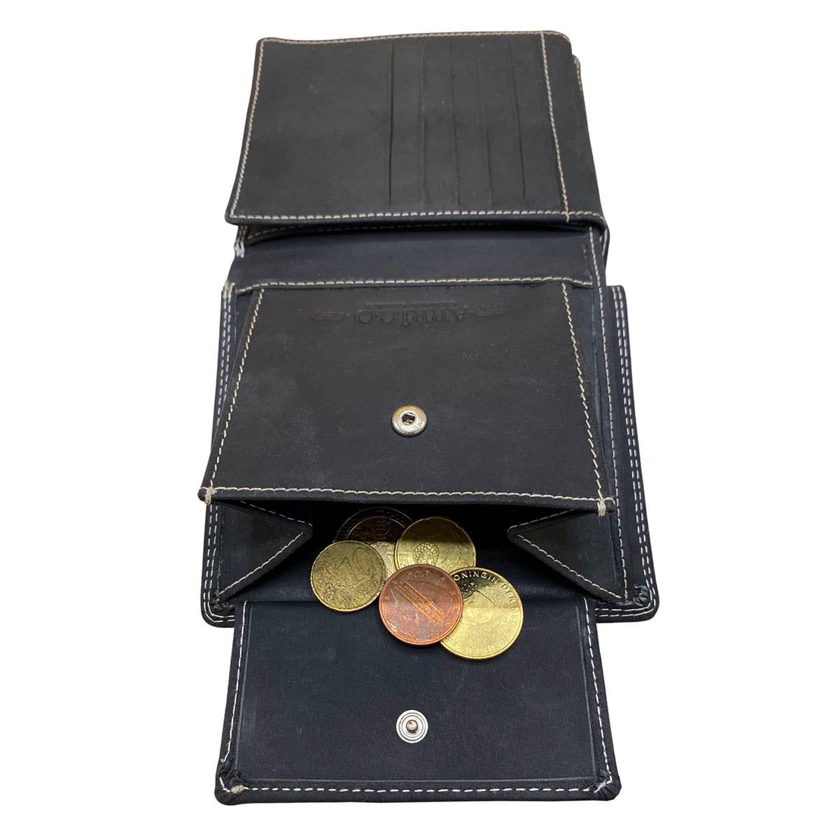 Arrigo - Wholesale Wallet - Men's - Wallet Men Billfold Model - Buffalo Leather - 3 Colours3