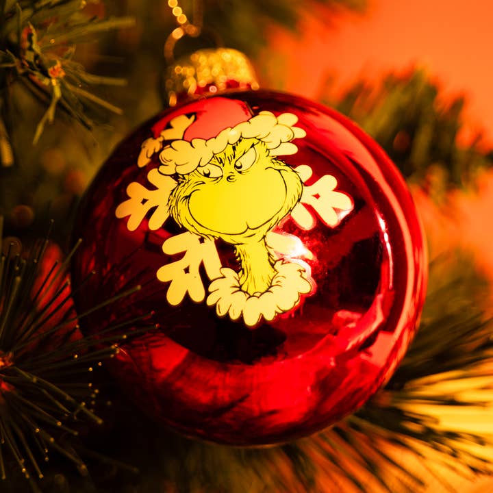 Lot de 4 Boules Grinch – Décoration de Noël Festive pour la vente par Fizz Creations Ltd - UK