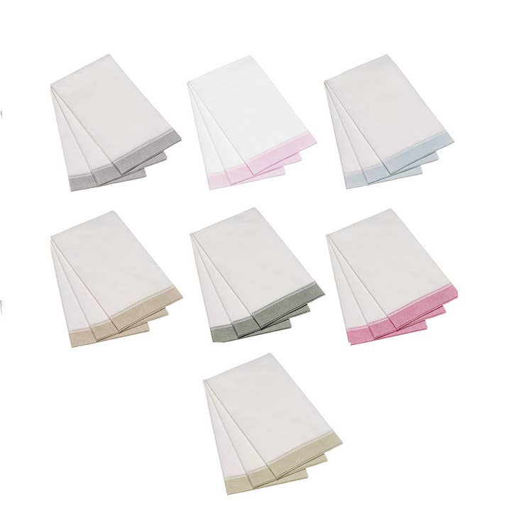 Serviettes d'invité au point de carl 25 ct (33 x 40 cm) pour la vente par The Napkins