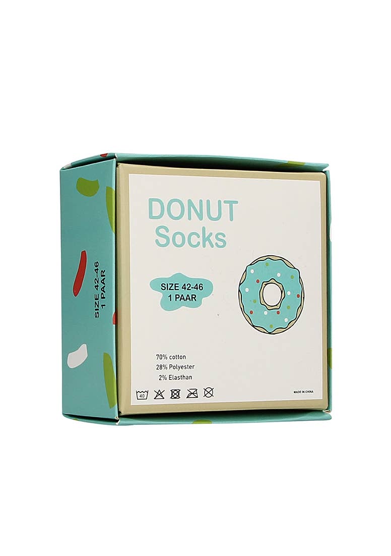 Ohno - Wholesale Socks - Unisex - Ohno Gift Items Funny Green Donut Socks - Green4