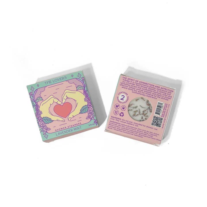 Sow the Magic - Wholesale Shower steamer/bomb - The Lovers Shower Steamer Set in Lavender Mint2