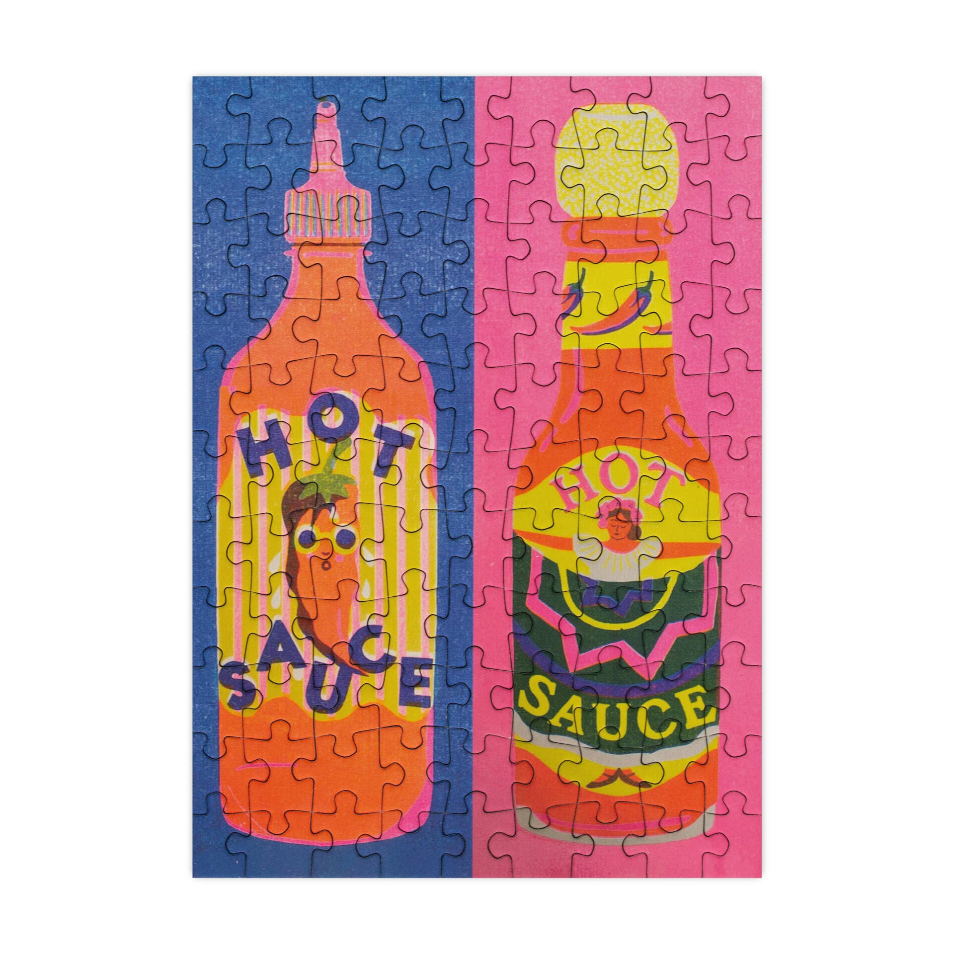 Happily Puzzles - Wholesale Puzzle - Adult - Hot Sauce - 99 Piece Mini Jigsaw Puzzle1