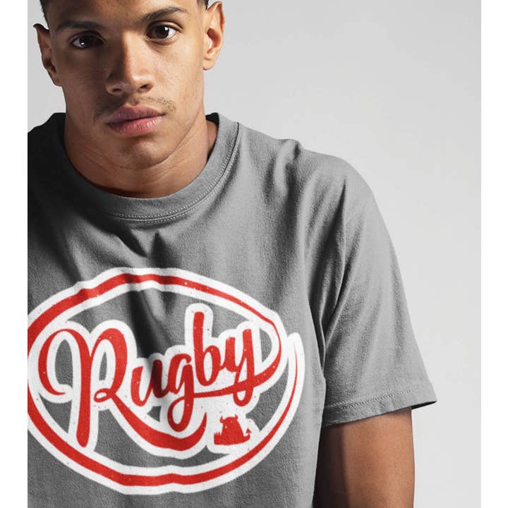 Rugby-Red Beasties T-Shirt • Herren für den Großhandel von beasties